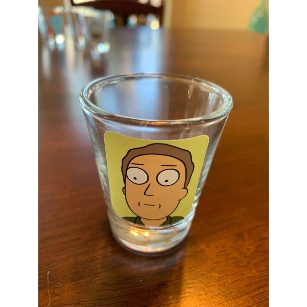 Rick And Morty 1.5oz Glassware‎ Set - 4 Shot Glasses NEW